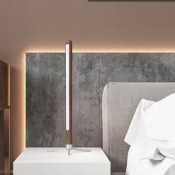 Willow u0026 Whim Beleuchtung-Minimalistische Schreibtischlampe aus Holz – Nordic Sky Design