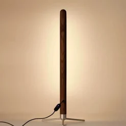 Willow u0026 Whim Beleuchtung-Minimalistische Schreibtischlampe aus Holz – Nordic Sky Design