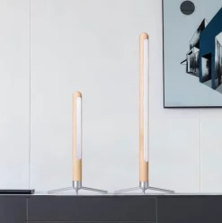 Willow u0026 Whim Beleuchtung-Minimalistische Schreibtischlampe aus Holz – Nordic Sky Design