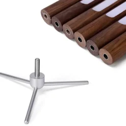 Willow u0026 Whim Beleuchtung-Minimalistische Schreibtischlampe aus Holz – Nordic Sky Design