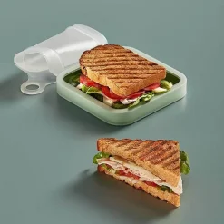 Space Savvy Küche & Esszimmer-Minimalistische wiederverwendbare Sandwichbox – Umweltfreundlicher Lunchbehälter