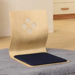 Comfort u0026 Style Möbel-Minimalistischer japanischer Stuhl ohne Beine – Moderne, zeitgenössische Sitzmöbel