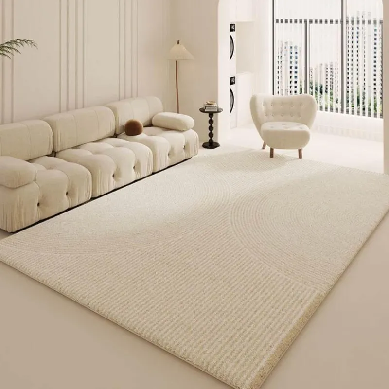 Warm Weaves Boden & Teppiche-Minimalistischer Plüsch-Teppich – Weicher Teppich für modernes Dekor