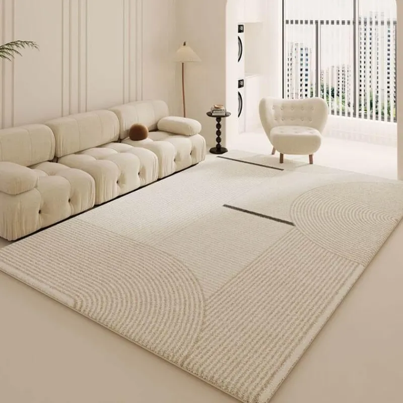 Warm Weaves Boden & Teppiche-Minimalistischer Plüsch-Teppich – Weicher Teppich für modernes Dekor