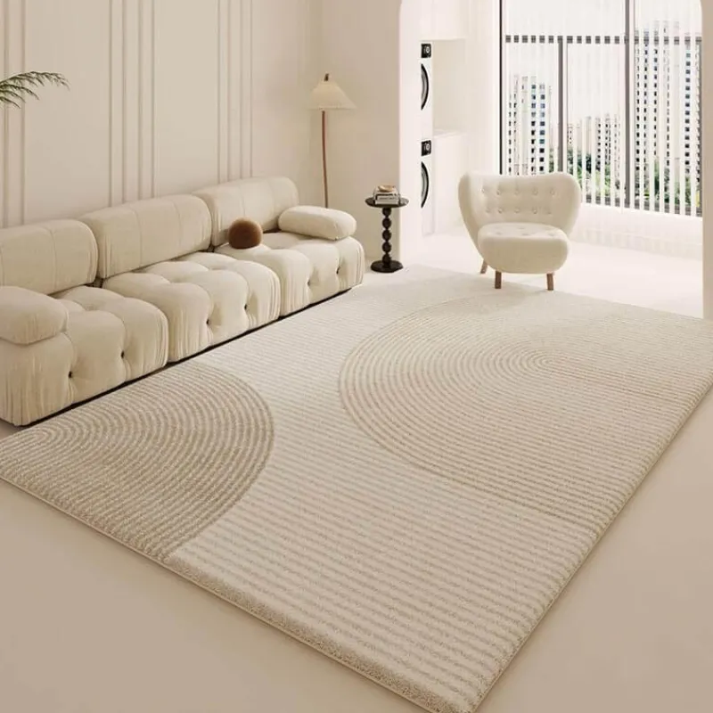 Warm Weaves Boden & Teppiche-Minimalistischer Plüsch-Teppich – Weicher Teppich für modernes Dekor