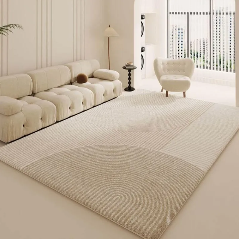 Warm Weaves Boden & Teppiche-Minimalistischer Plüsch-Teppich – Weicher Teppich für modernes Dekor