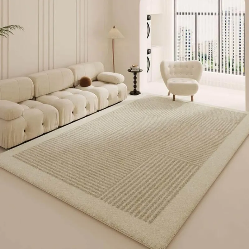 Warm Weaves Boden & Teppiche-Minimalistischer Plüsch-Teppich – Weicher Teppich für modernes Dekor