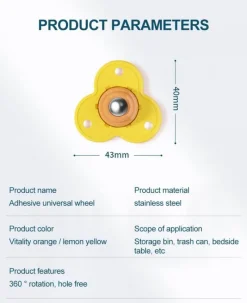 Comfort u0026 Style Gadgets Für Zuhause-Mini-Möbeltransporter – 4 drehbare Räder