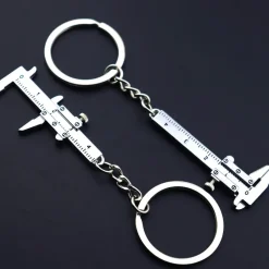 The Outdoor Vault Camping-Werkzeuge|Outdoor-Artikel-Mini-Messschieber als Schlüsselanhänger – kompaktes Präzisionsmesswerkzeug