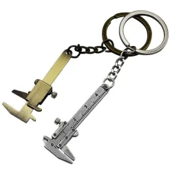 The Outdoor Vault Camping-Werkzeuge|Outdoor-Artikel-Mini-Messschieber als Schlüsselanhänger – kompaktes Präzisionsmesswerkzeug