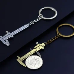 The Outdoor Vault Camping-Werkzeuge|Outdoor-Artikel-Mini-Messschieber als Schlüsselanhänger – kompaktes Präzisionsmesswerkzeug