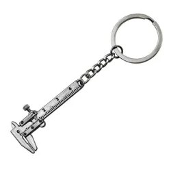 The Outdoor Vault Camping-Werkzeuge|Outdoor-Artikel-Mini-Messschieber als Schlüsselanhänger – kompaktes Präzisionsmesswerkzeug