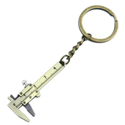 The Outdoor Vault Camping-Werkzeuge|Outdoor-Artikel-Mini-Messschieber als Schlüsselanhänger – kompaktes Präzisionsmesswerkzeug