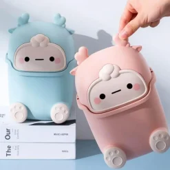 The Decor Haven Küche & Esszimmer|Gadgets Für Zuhause-Mini-Mülleimer - Lazy Penguin Bürodekor