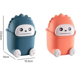 The Decor Haven Küche & Esszimmer|Gadgets Für Zuhause-Mini-Mülleimer - Lazy Penguin Bürodekor