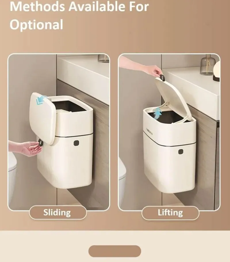 The Decor Haven Küche & Esszimmer|Gadgets Für Zuhause-Mini-Mülleimer zum Aufhängen – platzsparender Home-Organizer