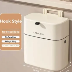 The Decor Haven Küche & Esszimmer|Gadgets Für Zuhause-Mini-Mülleimer zum Aufhängen – platzsparender Home-Organizer