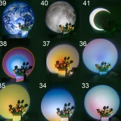 Comfort u0026 Style Gadgets Für Zuhause|Beleuchtung-Mini-Mondprojektorlampe – Nachtlicht-Atmosphärendekor
