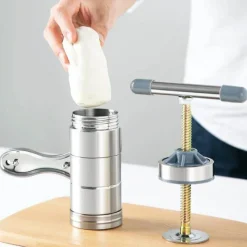 Deco Küche & Esszimmer-Mini-Nudelmaschine aus Edelstahl – Manuelle Nudelmaschine