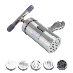 Deco Küche & Esszimmer-Mini-Nudelmaschine aus Edelstahl – Manuelle Nudelmaschine