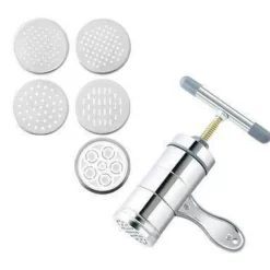 Deco Küche & Esszimmer-Mini-Nudelmaschine aus Edelstahl – Manuelle Nudelmaschine