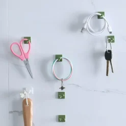 Adventure Basecamp Camping Im Freien|Outdoor-Artikel-Mini-Pflanzen-Wandclips – selbstklebende Pflanzenhalter für den Innenbereich