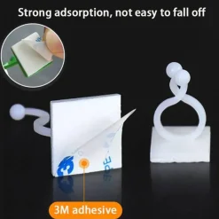 Adventure Basecamp Camping Im Freien|Outdoor-Artikel-Mini-Pflanzen-Wandclips – selbstklebende Pflanzenhalter für den Innenbereich