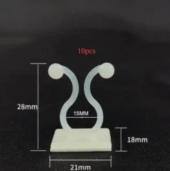 Adventure Basecamp Camping Im Freien|Outdoor-Artikel-Mini-Pflanzen-Wandclips – selbstklebende Pflanzenhalter für den Innenbereich