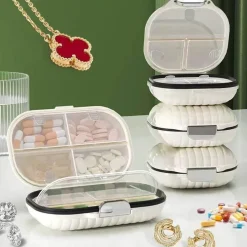 The Relaxation Nook Gesundheits-Gadgets|Gesundheits- Und Entspannungstools-Mini-Pillen-Organizer – Aufbewahrungsbox für tägliche Medikamente