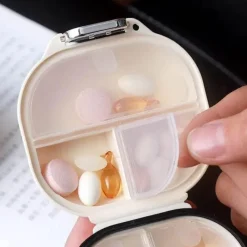 The Relaxation Nook Gesundheits-Gadgets|Gesundheits- Und Entspannungstools-Mini-Pillen-Organizer – Aufbewahrungsbox für tägliche Medikamente