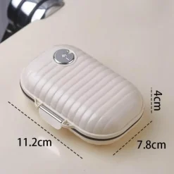 The Relaxation Nook Gesundheits-Gadgets|Gesundheits- Und Entspannungstools-Mini-Pillen-Organizer – Aufbewahrungsbox für tägliche Medikamente