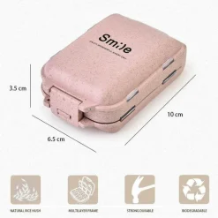 The Relaxation Nook Gesundheits-Gadgets|Gesundheits- Und Entspannungstools-Mini-Pillen-Organizer-Set für unterwegs – Kompakte Lösung zur Medikamentenaufbewahrung