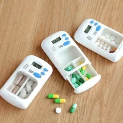 The Relaxation Nook Gesundheits-Gadgets|Gesundheits- Und Entspannungstools-Mini-Pillen-Organizer-Timer – Medikamenten-Erinnerungsbox