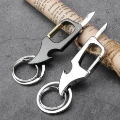 Cozy Living Camping-Werkzeuge|Camping Im Freien-Mini-Schlüsselanhänger-Flaschenöffnermesser - Faltbares Werkzeug