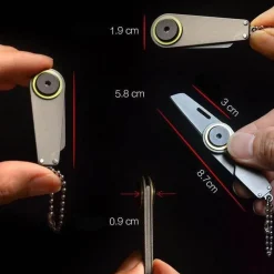 Roam Ready Outdoor-Artikel|Heimwerkzeuge-Mini-Schraubendreher-Schlüsselanhänger-Set – Kompaktes Reparaturwerkzeug-Set