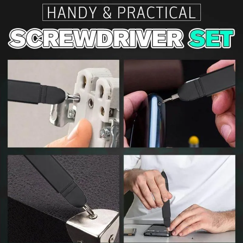 Roam Ready Heimwerkzeuge|Outdoor & Garten-Mini-Schraubendreher-Stift-Multitool - Telefonhalter-Werkzeugset