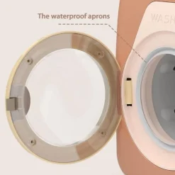 The Decor Haven Babyspielzeug-Mini-Spielzeug-Waschmaschinen-Spielset – drehbares Kinderspielzeug