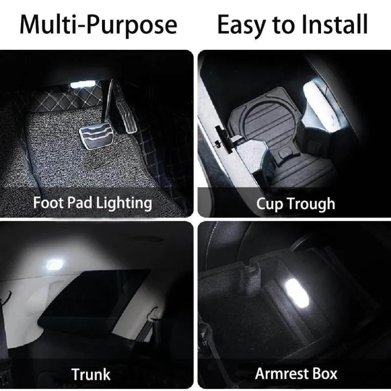Comfort u0026 Style Autozubehör|Automobilindustrie-Mini-Touch-Licht für den Autoinnenraum – LED-Fahrzeugbeleuchtung