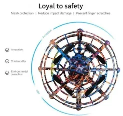 Wilderness Haven Babyspielzeug|Outdoor-Artikel-Mini-UFO-Drohne – RC-Spielzeug mit Infrarot-Handsensor