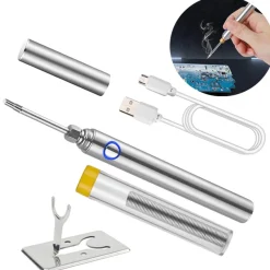 Roam Ready Outdoor-Artikel|Heimwerkzeuge-Mini-USB-Lötkolben – Digitales Präzisionsschweißwerkzeug