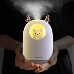 Tranquil Touch Gesundheits-Gadgets|Gesundheits- Und Entspannungstools-Mini-USB-Luftbefeuchter in Eisbärform – Niedlicher Luftbefeuchter für den Schreibtisch