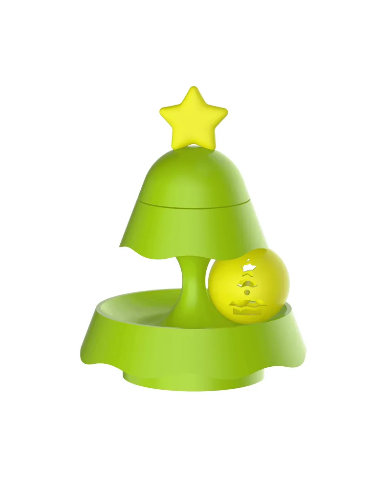 TailTrend Haustierspielzeug-Mini-Weihnachtsbaumschmuck – charmanter Weihnachtsakzent für festliche Feiern