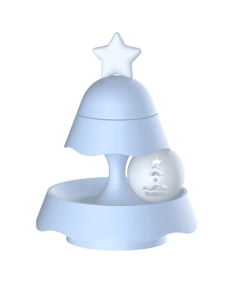 TailTrend Haustierspielzeug-Mini-Weihnachtsbaumschmuck – charmanter Weihnachtsakzent für festliche Feiern