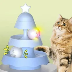 TailTrend Haustierspielzeug-Mini-Weihnachtsbaumschmuck – charmanter Weihnachtsakzent für festliche Feiern