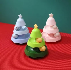 TailTrend Haustierspielzeug-Mini-Weihnachtsbaumschmuck – charmanter Weihnachtsakzent für festliche Feiern
