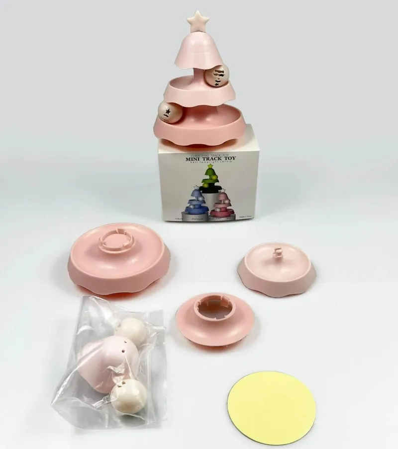 TailTrend Haustierspielzeug-Mini-Weihnachtsbaumschmuck – charmanter Weihnachtsakzent für festliche Feiern