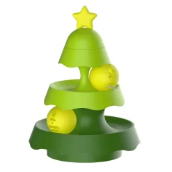 TailTrend Haustierspielzeug-Mini-Weihnachtsbaumschmuck – charmanter Weihnachtsakzent für festliche Feiern