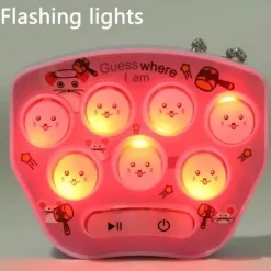 The Decor Haven Babyspielzeug-Mini-Whac-a-Mole-Schlüsselanhänger-Spielzeug – lustiges Taschenspiel