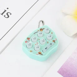 The Decor Haven Babyspielzeug-Mini-Whac-a-Mole-Schlüsselanhänger-Spielzeug – lustiges Taschenspiel