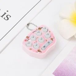 The Decor Haven Babyspielzeug-Mini-Whac-a-Mole-Schlüsselanhänger-Spielzeug – lustiges Taschenspiel